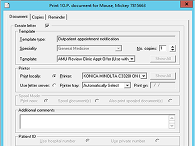 AMU iCM clinic details